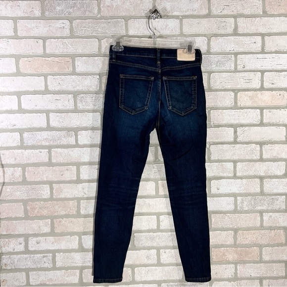 Everlane The High Rise Skinny Ankle Dark Wash Jeans Size 26 - Picture 10 of 12